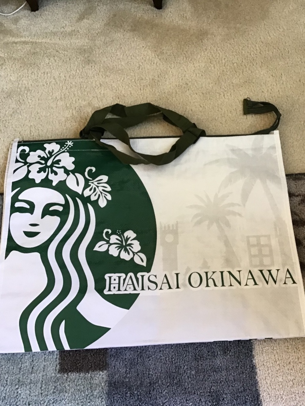 Starbucks Haisai Okinawa Canvas Tote Bag NWOT